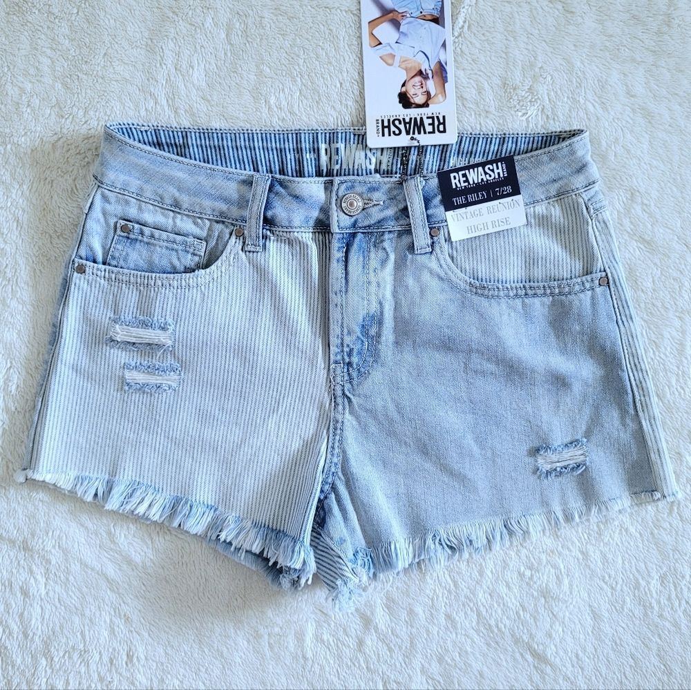 Rewash "The Riley" High Rise Shorts - NWT